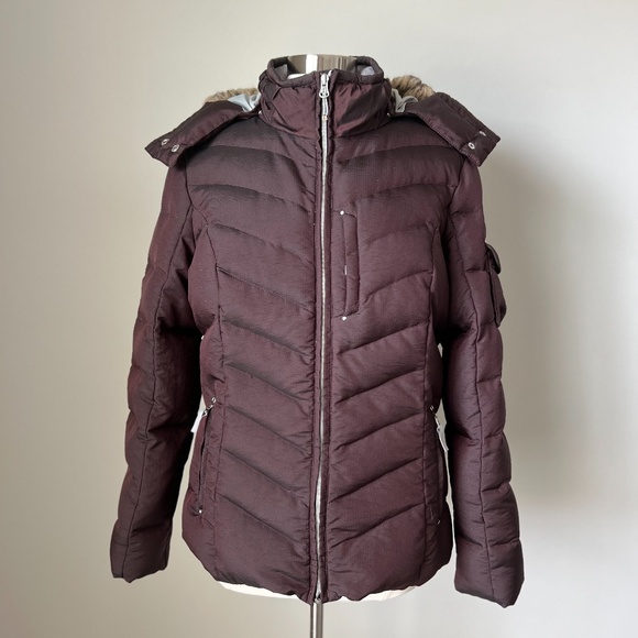 Eddie Bauer Women's 650 Fill Goose Down Puffer Jacket Full Zip Size Large - Picture 12 of 16